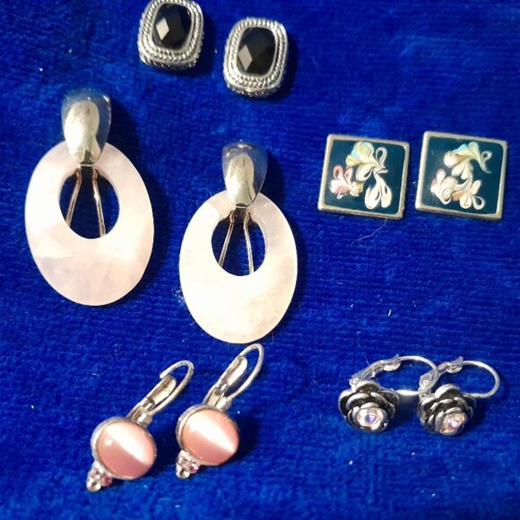 Vintage Pierced Earings - Picture 1 of 9